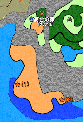 ドラクエ9 オンゴリの崖のマップ