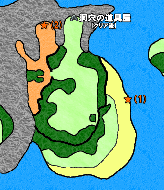 ドラクエ9 ビタリ海岸のマップ